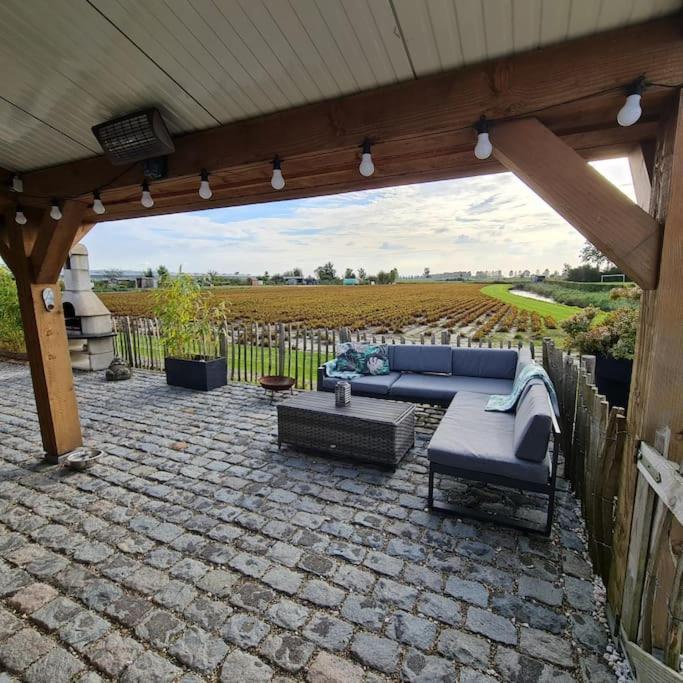 Wellness Chalet Met Jacuzzi, Sauna, Omheinde Tuin, Sint Annaland Exterior foto